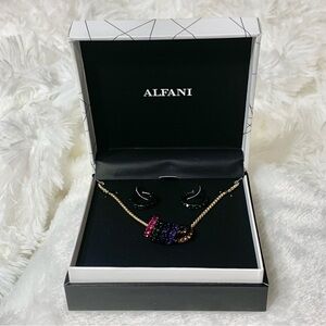 NWT alfani necklace and earrings set